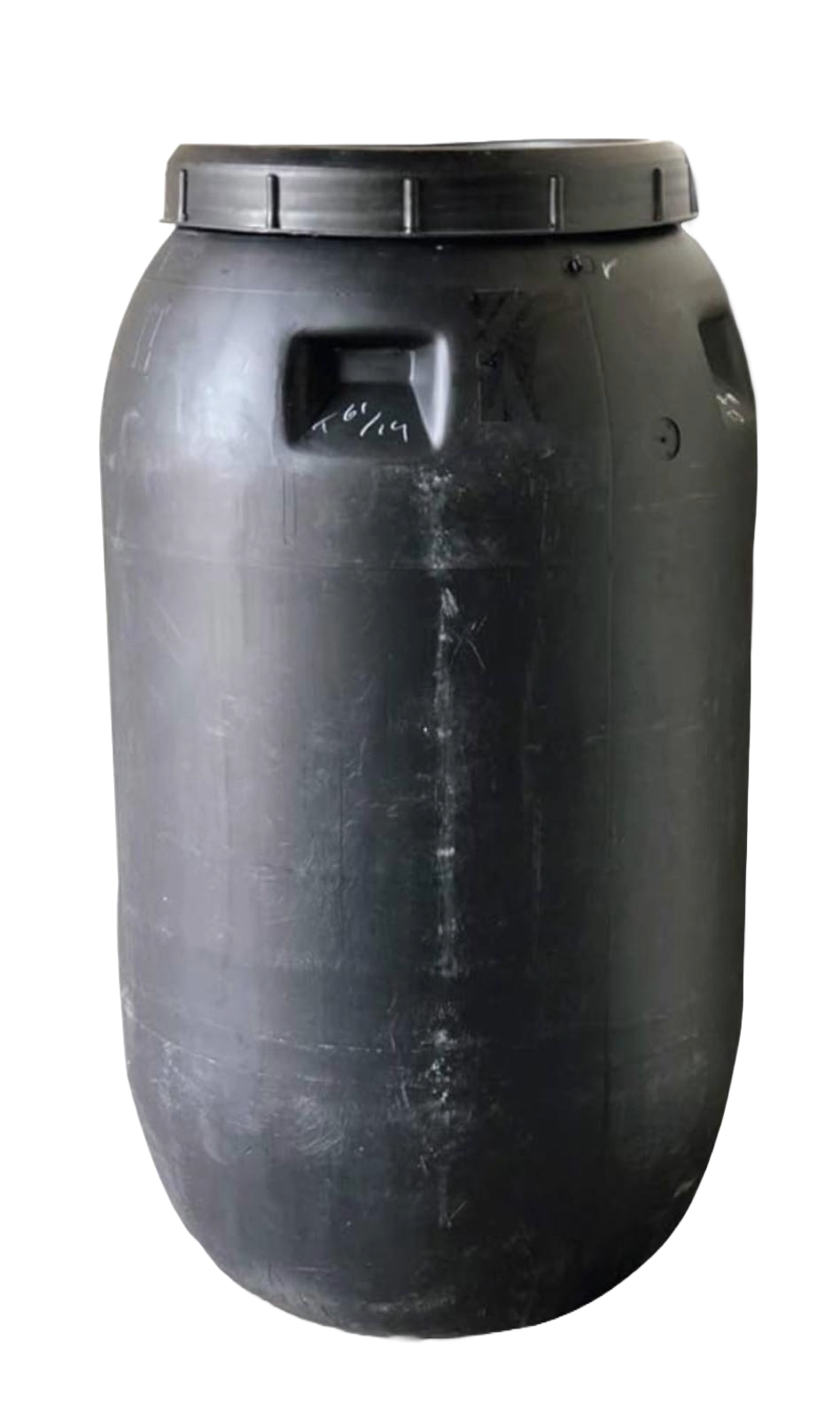 Black Barrel with Lid